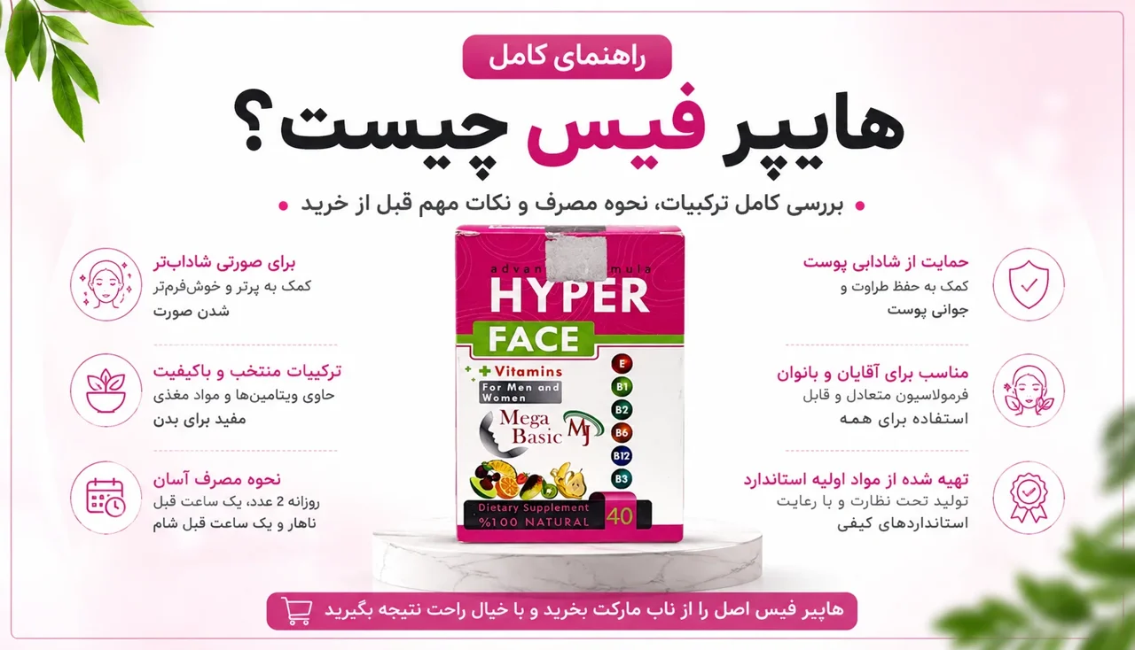 هایپر فیس چیست؟ راهنمای کامل آشنایی، نحوه مصرف و نکات مهم قبل از خرید